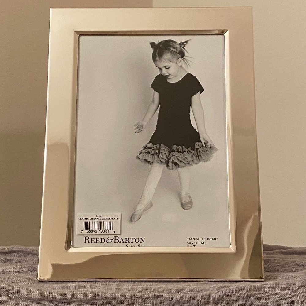 Reed & Barton - Classic Channel Silverplate Frame